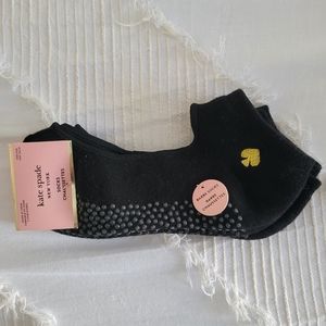 Kate Spade Barre Socks - Black - NWT